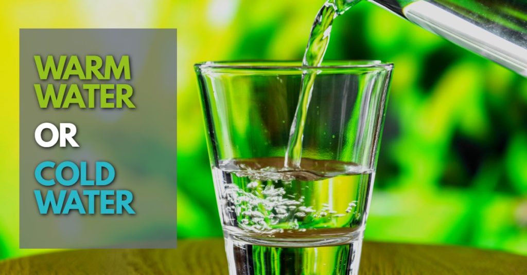 Drink Warm Water or Cold Water AOX Natural