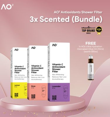 3x SF-20 Age-Defying Vit C Shower Filter [FREE: AOz 10ml Ultra Hydration]